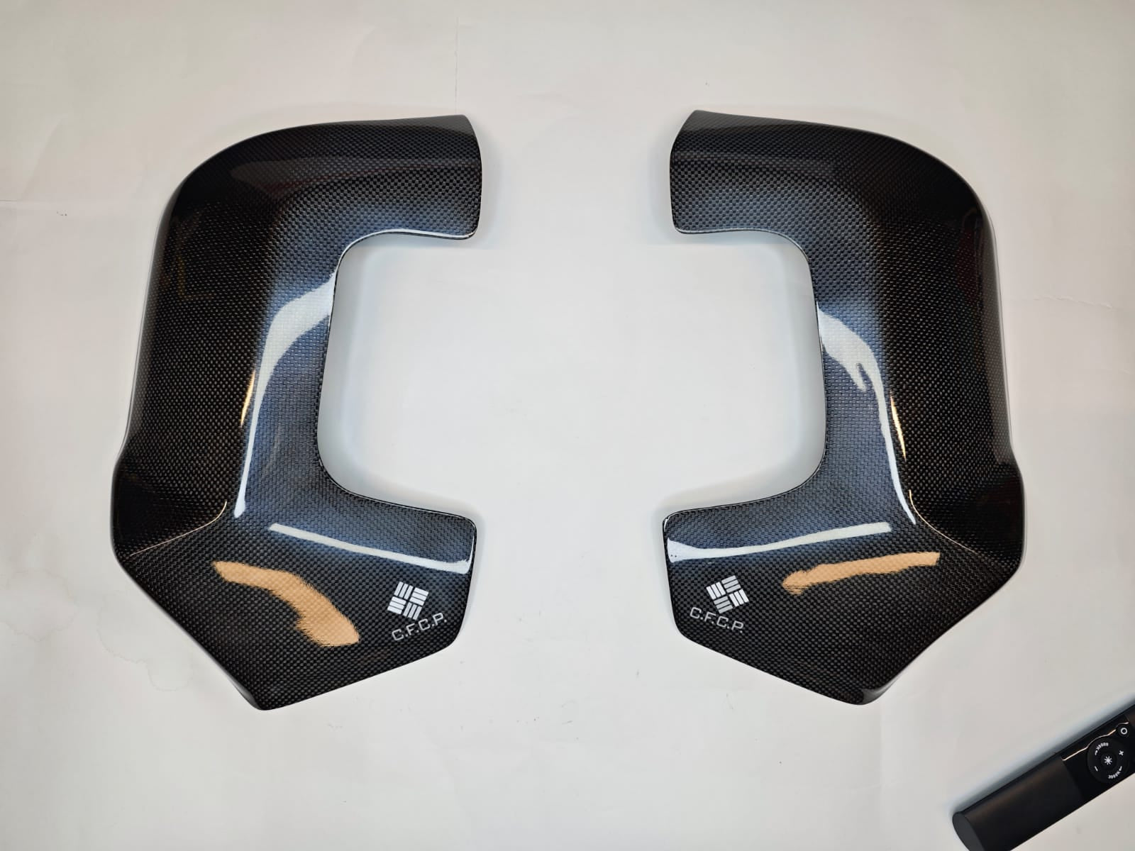 Carbon fiber tank protectors for Ducati DesertX (2022-2025)